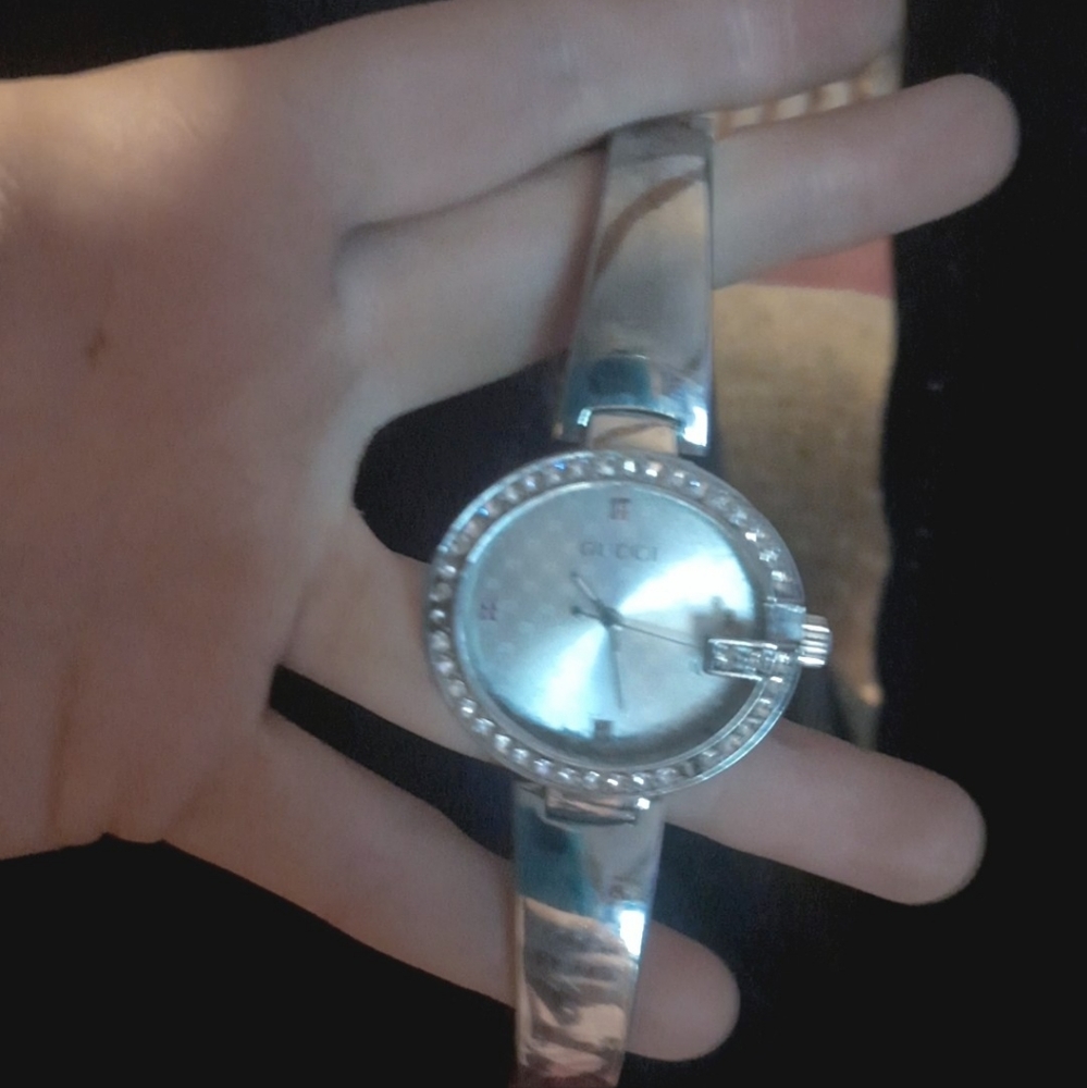 Gucci 10 series stainless steel, diamond watch #7069